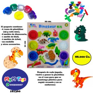 Juego de Plastilina - Dinosaurios