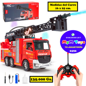 Carro de Bomberos con control remoto