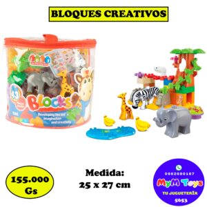 Bloques creativos - 43 Piezas