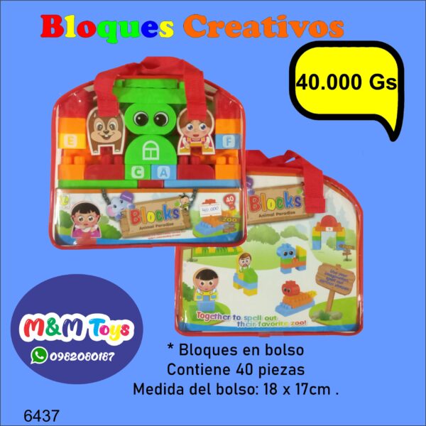 Bloques creativos - 40 piezas