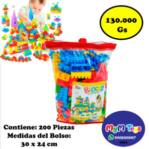 Bloques Creativos - 200 Piezas