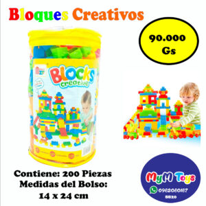 Bloques Creativos - 200 Piezas