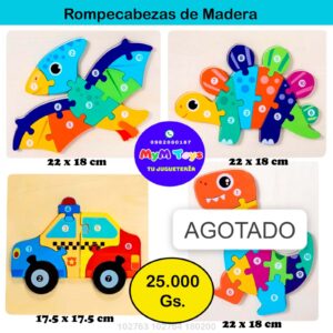 Juego Educativo - Rompecabezas de Madera