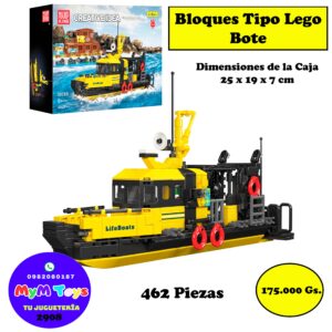 Bloques tipo lego - Bote - 462 piezas