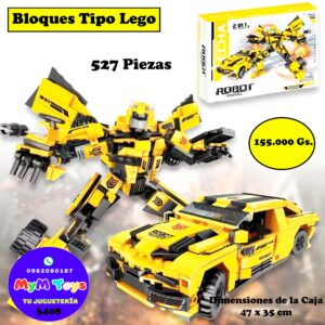 Bloques tipo lego - Robot Transformer - 527 Piezas