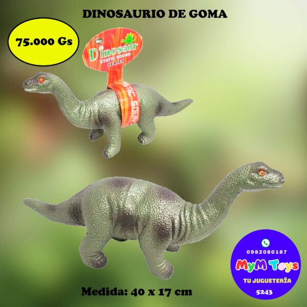 Animales - Dinosaurio de goma