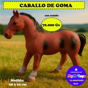 Animales - Caballo de goma