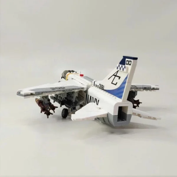 Bloques tipo lego - Avion de Combate A7 - 683 Piezas