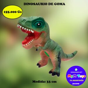 Animales - Dinosaurio de goma - 33 cm
