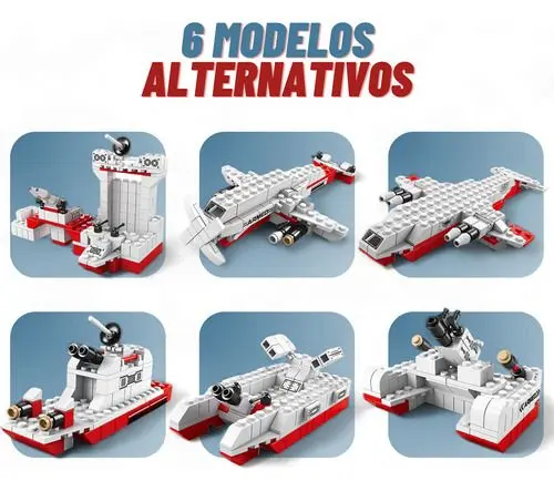 Bloques tipo lego - Portaaviones - 1000 Piezas