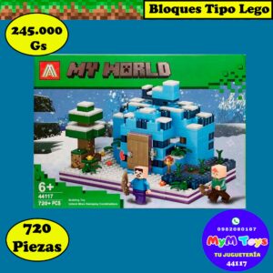 Bloques tipo lego: Minecraft - 720 piezas